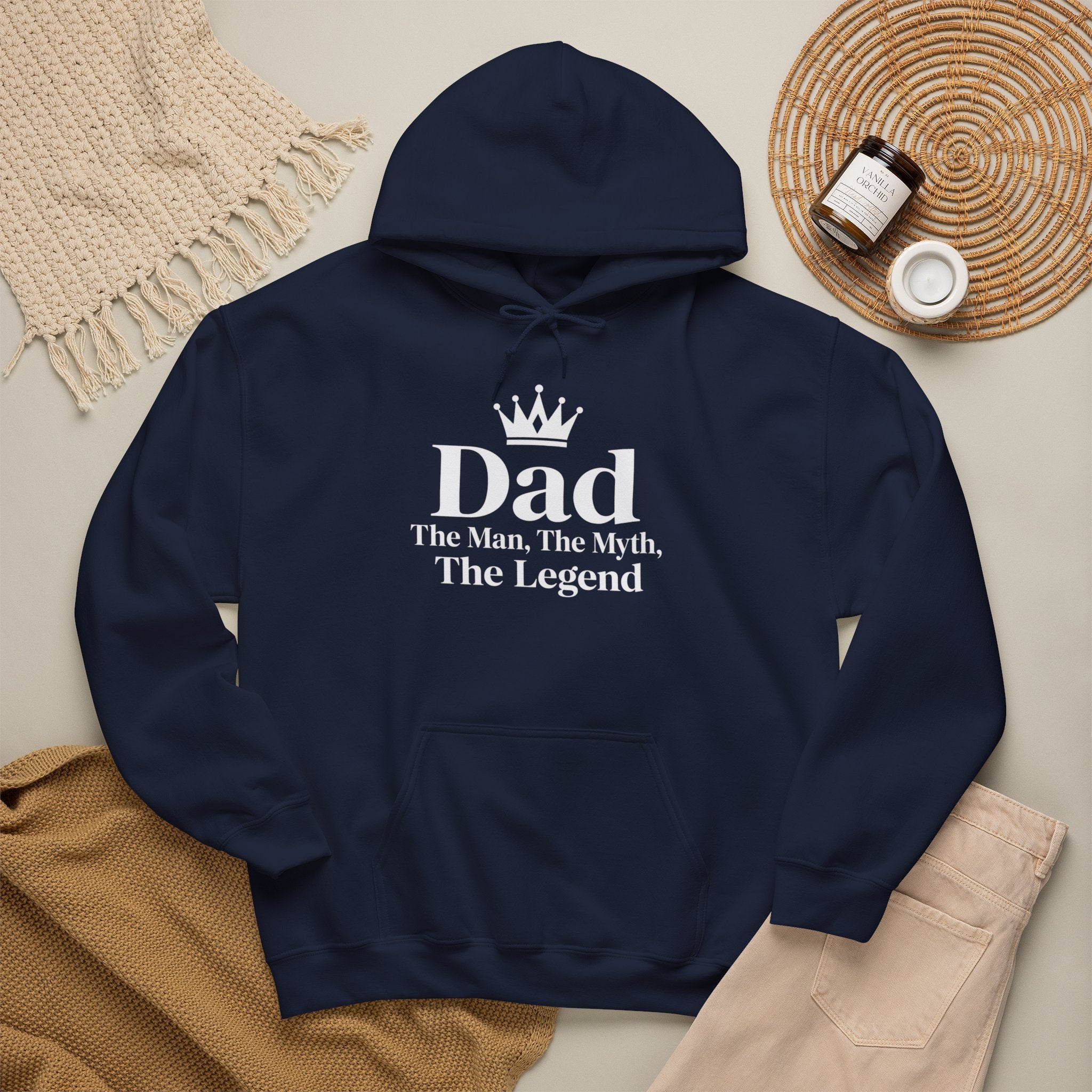 Dad: The Man, The Myth, The Legend | Father's Day Hoodie | Gift for Dad