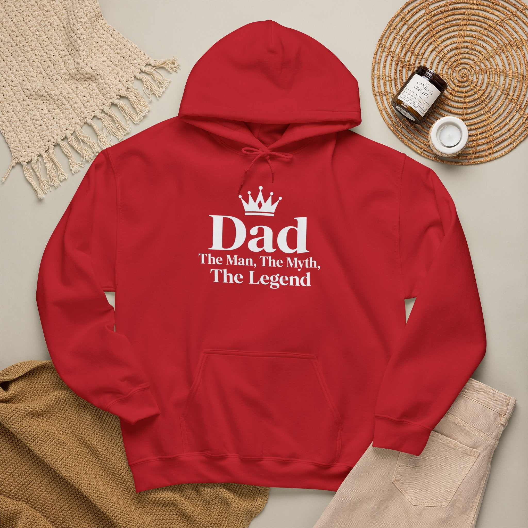 Dad: The Man, The Myth, The Legend | Father's Day Hoodie | Gift for Dad